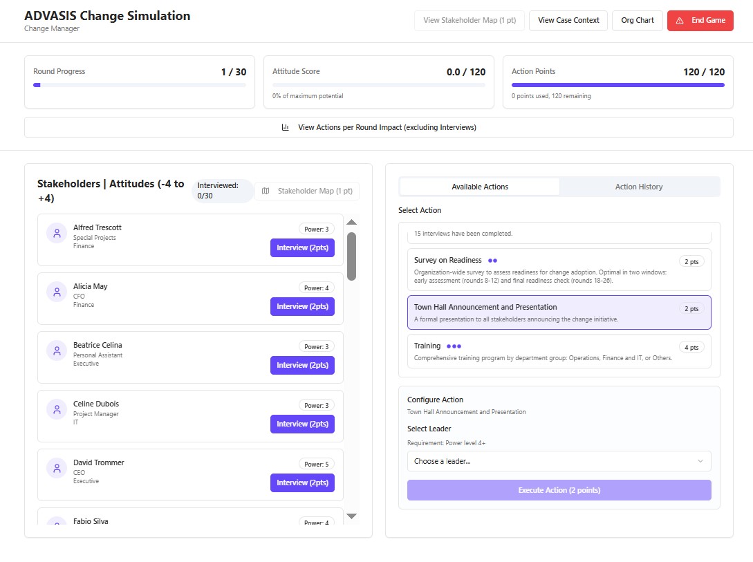 Simulation Decision Interface